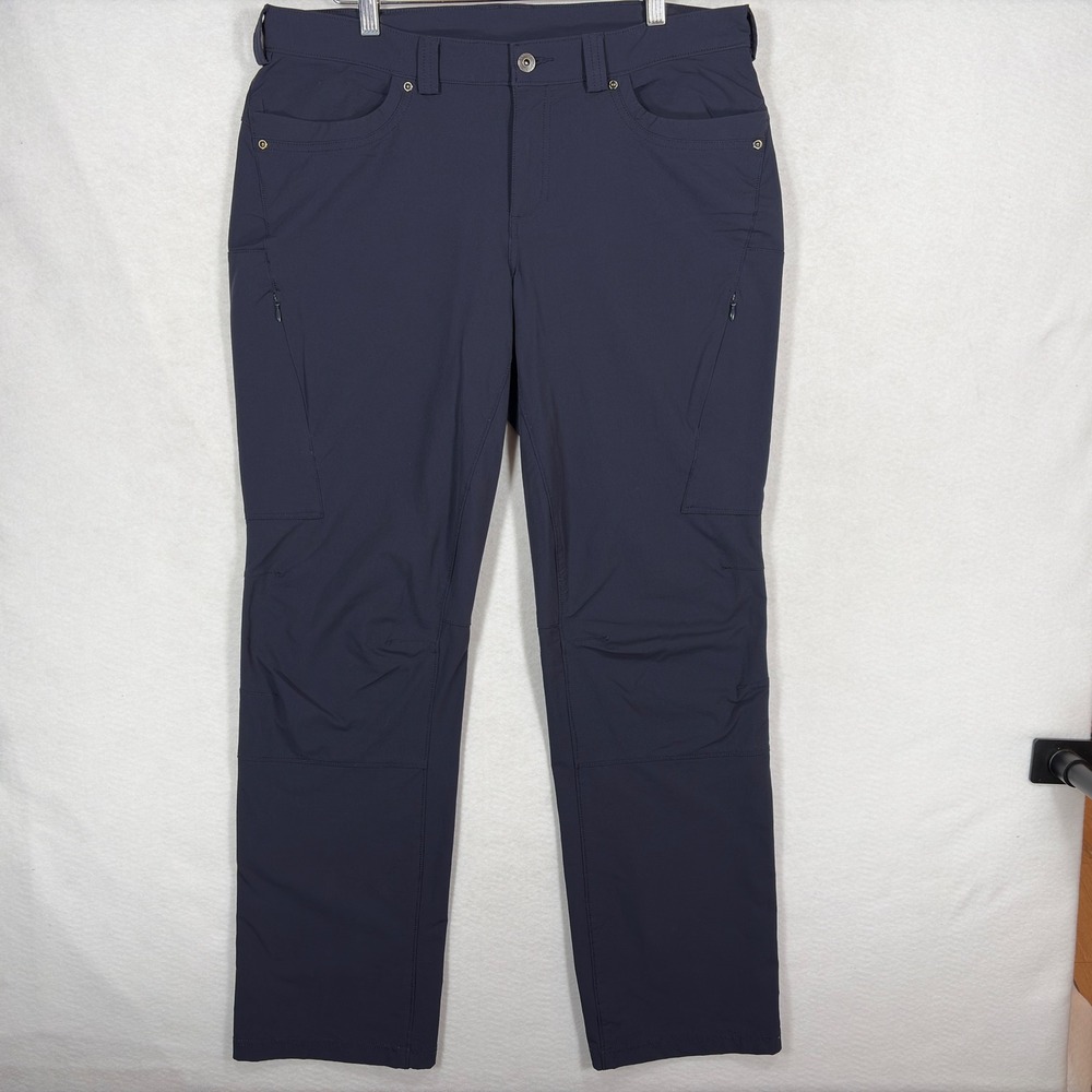 Duluth Trading Co Flexpedition Slim Leg Pants Navy Blue 14x33 95704